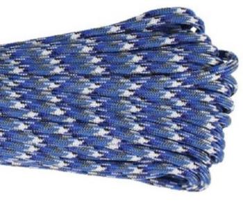 Paracord 550 blue camo